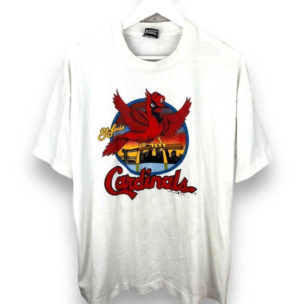 1994 St Louis Cardinals Mlb Baseball Big Graphic Shirt 90S Retro Tee